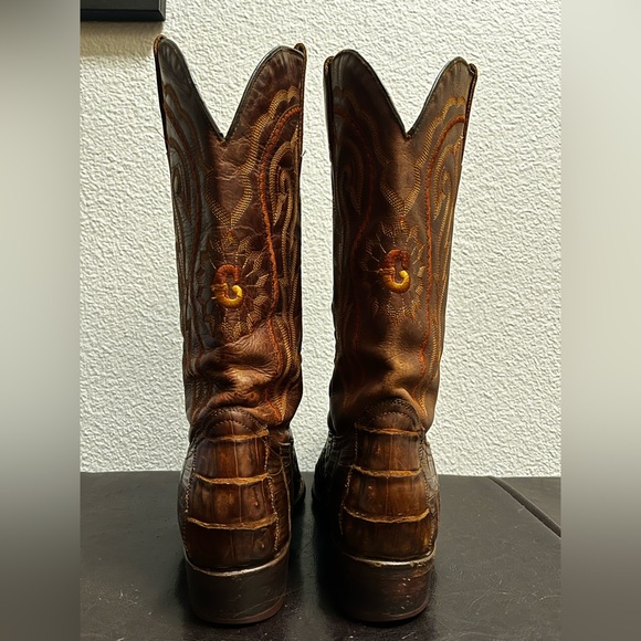 Cuadra Exotic Alligator Tail Cowboy Boots - Picture 6 of 8